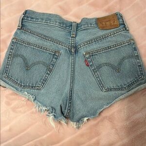 Levi's Women's Blue Denim Shorts